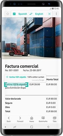 Image of a Commercial Invoice