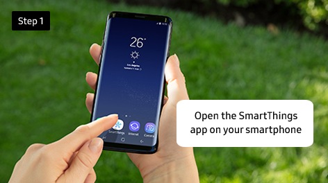 Step 1. Open the SmartThings app on your smartphone