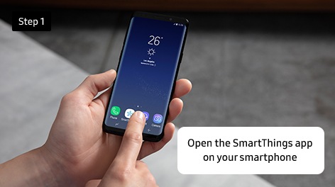 Step 1. Open the SmartThings app on your smartphone