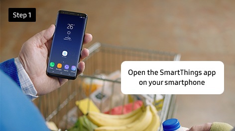 Step 1. Open the SmartThings app on your smartphone