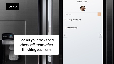 Step 2. See all your tasks and check off items after finishing each one