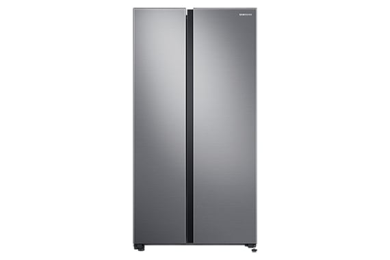Samsung side-by-side refrigerator Samsung silver side-by-side refrigerator
