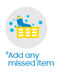 Add any missed item during wash cycle Latest Front loading Washing Machine