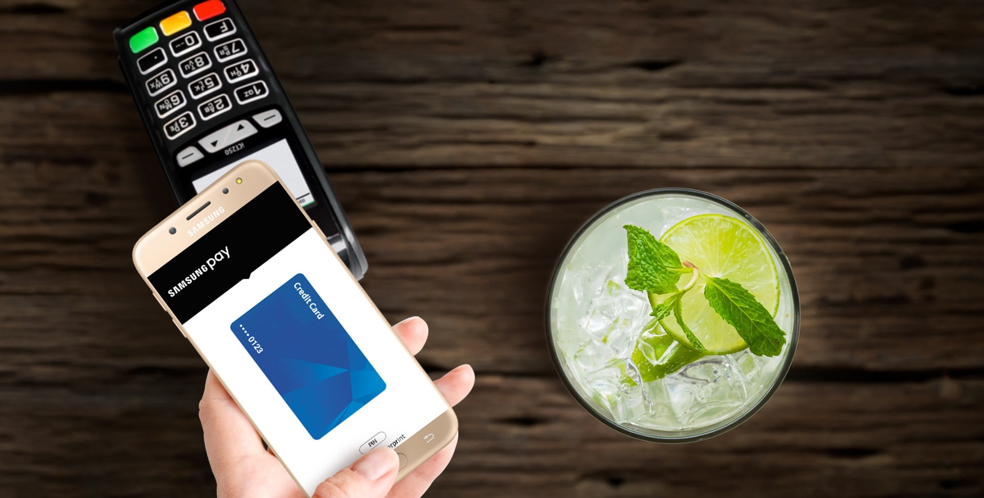 Loaded Samsung Pay Samsung Galaxy J7 Pro Mobile with loaded Samsung Pay