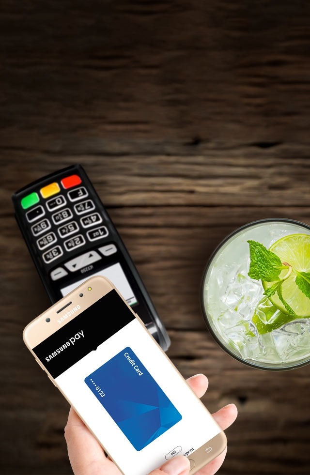 Loaded Samsung Pay Samsung Galaxy J7 Pro Mobile with loaded Samsung Pay