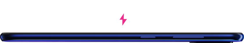 Fast Charging Feature Galaxy M40 with 15W Type C Fast Charger
