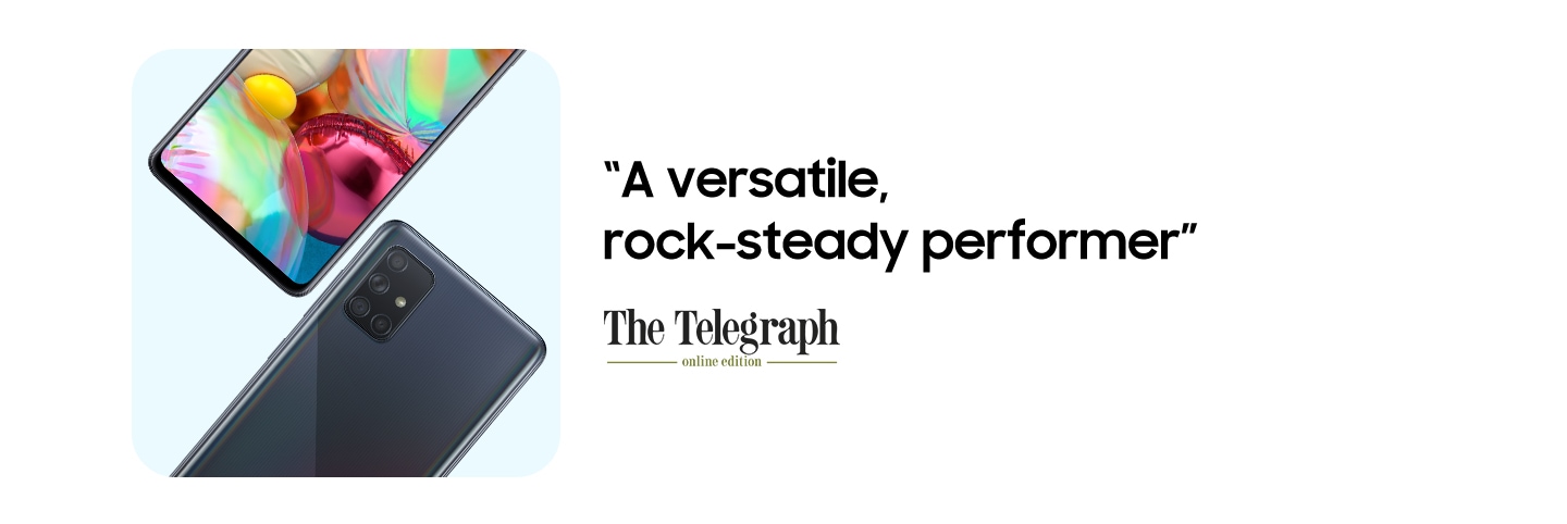 Galaxy A71 - The Telegraph Review Galaxy A71 - The Telegraph Review