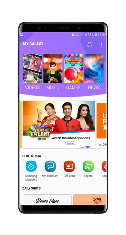 Entertainment Full entertainment on My galaxy
