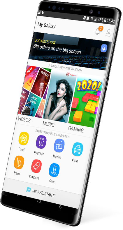 Entertainment Full entertainment on My galaxy