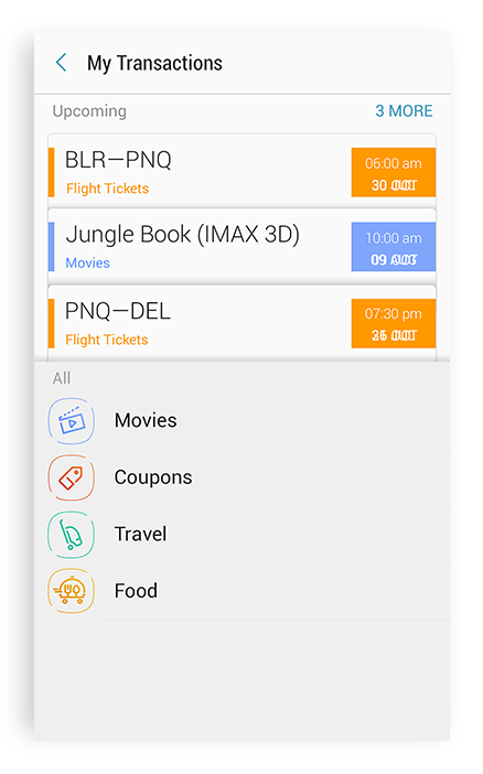 Convenience Enjoy convenience with My galaxy