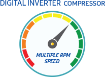 Digital Inverter Compressor Samsung 1 Door Refrigerators with Digital Inverter Compressor