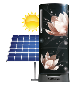 Solar Connect Refrigerators Samsung Digital Inverter Refrigerators runs on Solar Energy