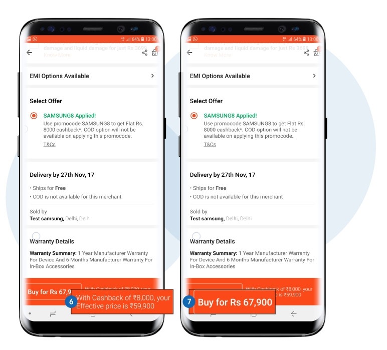 Samsung Note 8 Paytm Mall Offer Steps Latest Note 8 Paytm Mall Offer Procedure