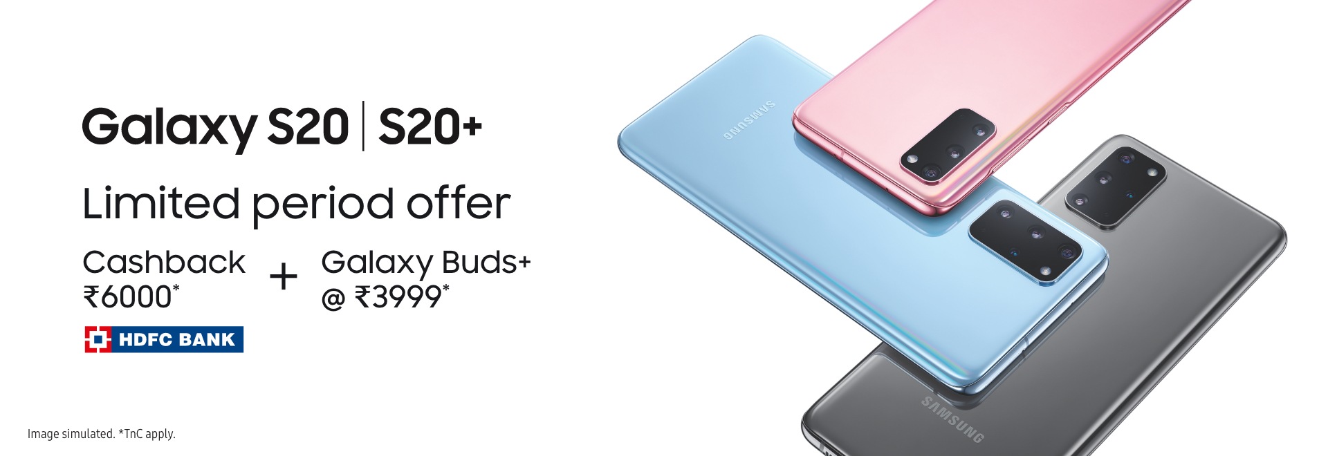 Samsung Galaxy S20 Offers Samsung Galaxy S20 Offers