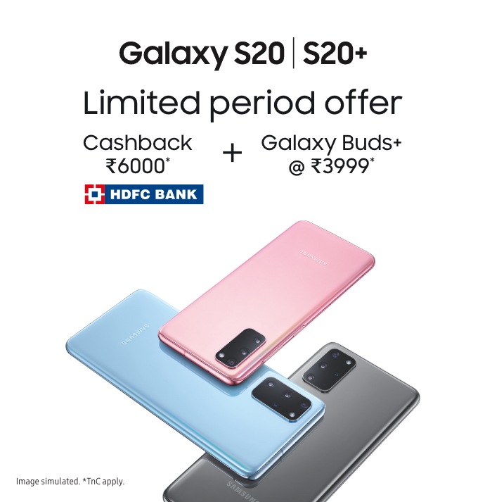 Samsung Galaxy S20 - Offers Samsung Galaxy S20 - Offers