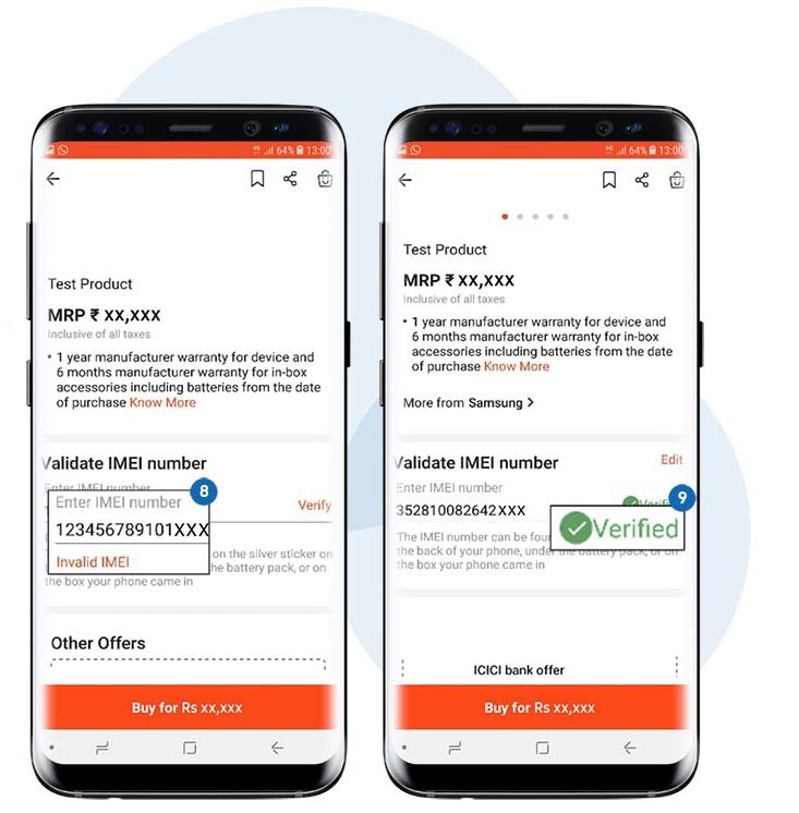 Samsung Upgrade Program : Step 8 & 9 Samsung Galaxy S9 Upgrade Program for best exchange values