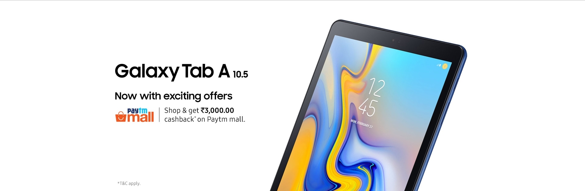 Samsung Galaxy Tab Offer Samsung Galaxy Tab Offer - Terms & Conditions
