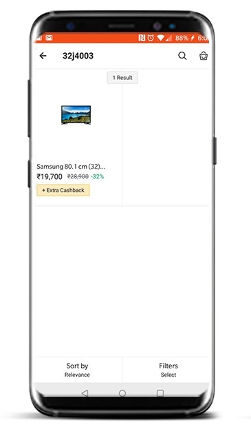 Step 3 - Select the desired product Step 3 - Select the desired product