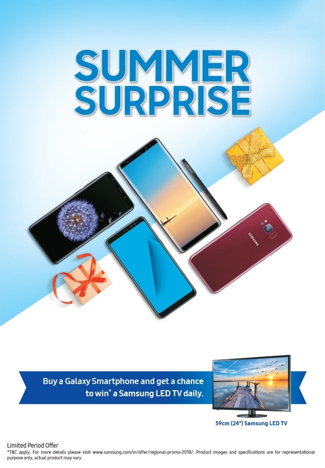 Samsung Summer Surprise East - Smartphones Offer Samsung Summer Surprise East - Galaxy Mobiles Offer