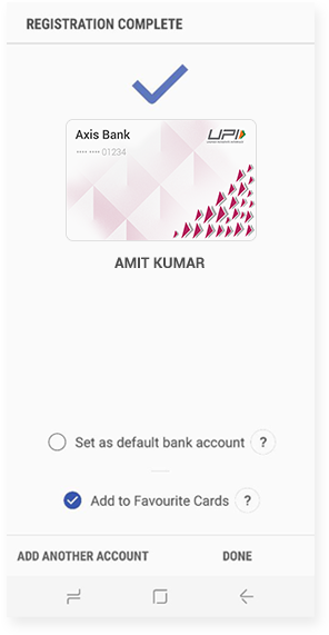 Step 2 - Registration How to use BHIM UPI through Samsung Pay - Step 2