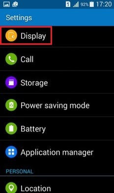 How to enable battery percentage?