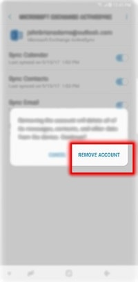 How to Remove an Account in S9|S9+?