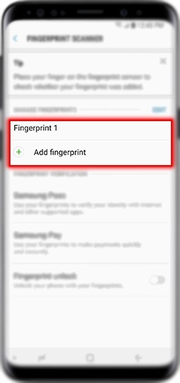 How to Set Up Fingerprint Security in Galaxy S9|S9+?
