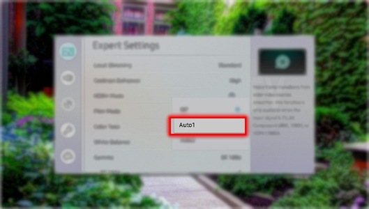 How to activate Film Mode in QLED?