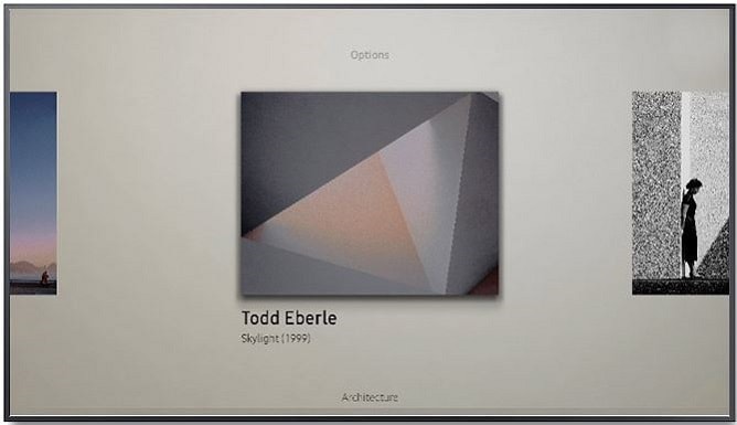 How to Apply a Border Style and Color to a Work of Art in Frame TV?