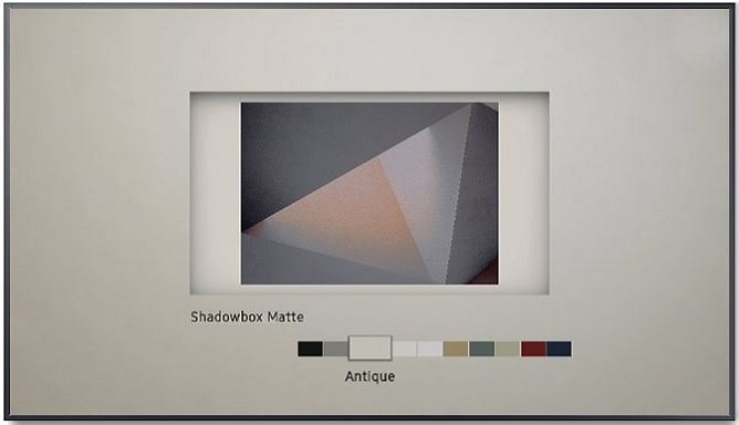 How to Apply a Border Style and Color to a Work of Art in Frame TV?