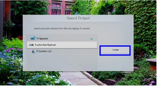 How to Disable the TV speakers when connected to external speakers?