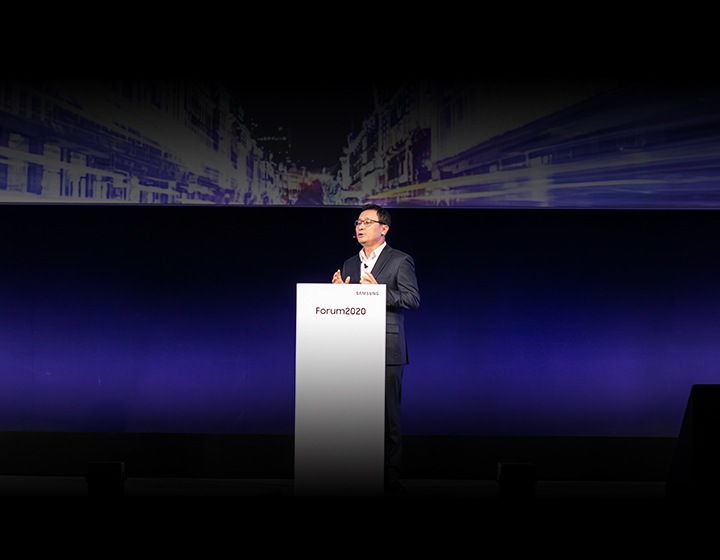 رئیس SAMSUNG MENA، در انجمن Samsung MENA سال 2020 سخنرانی میکند