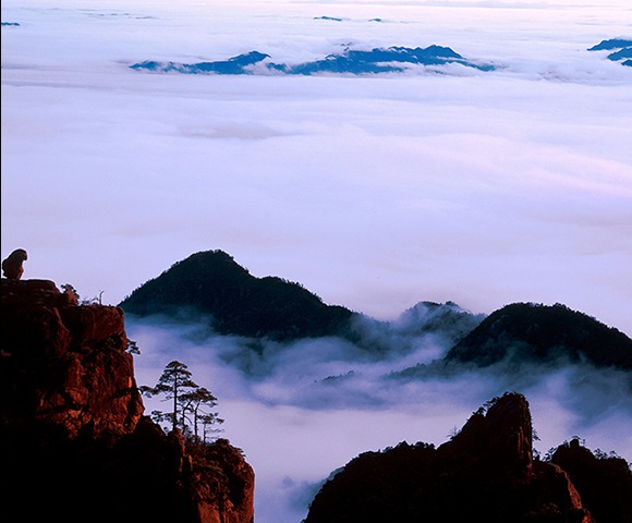 کوهستان هونگشان در چین.