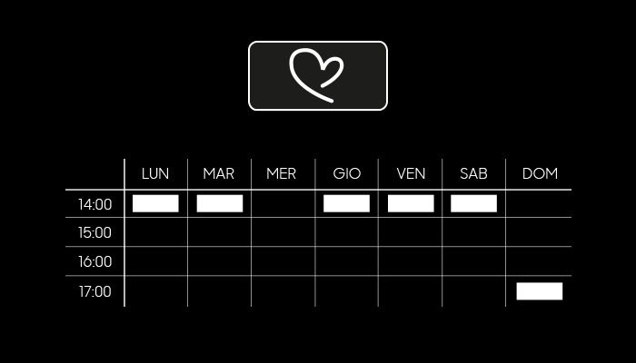 Calendario crea contenuti