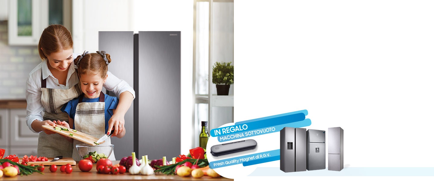Conserva e risparmia con Samsung