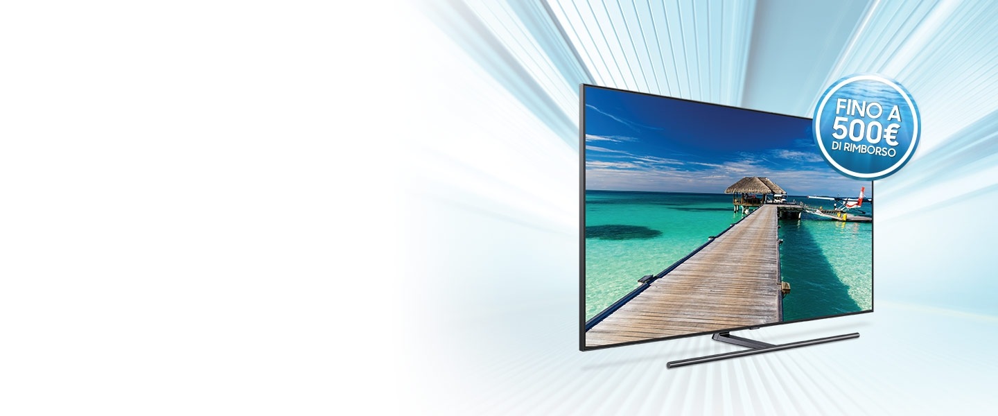 Vivi un'estate esclusiva con Samsung QLED TV