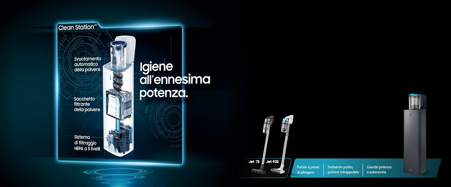 SAMSUNG Jet™ ti regala Clean Station™