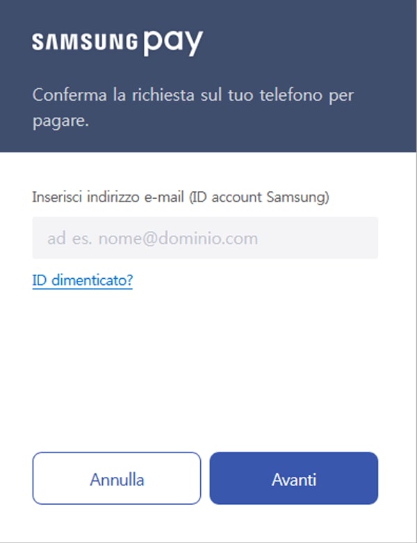 Samsung Pay On Desktop Step3