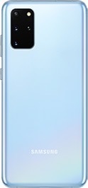 Cloud Blue Vista posteriore di Galaxy S20 plus Cloud Blue