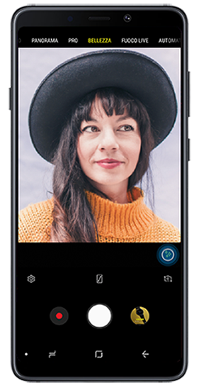 Icona filtro Bellezza fotocamera Galaxy A9