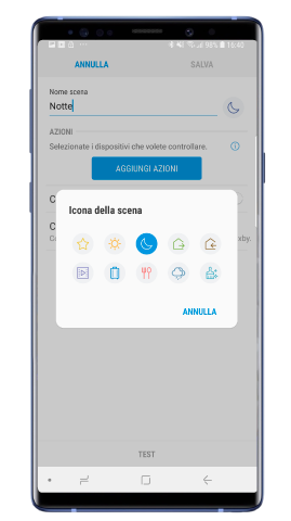Personalizzazione icone atmosfera Smartthings