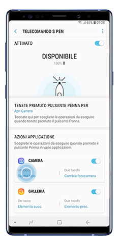 Un tocco per scegliere l’app