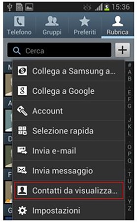 Contatti da Visualizzare