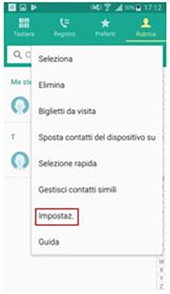 Seleziona Impostazioni