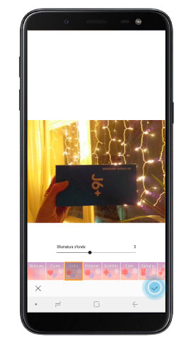 Filtri effetti di luce Galaxy