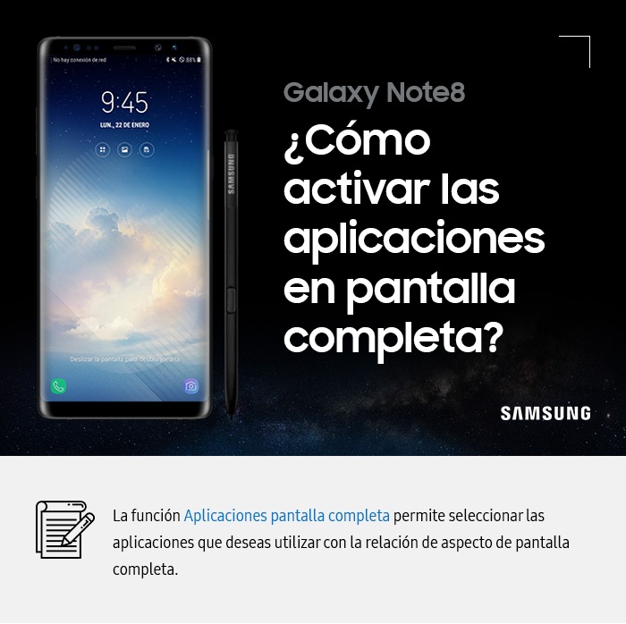 ¿Cómo activar las aplicaciones en pantalla completa?