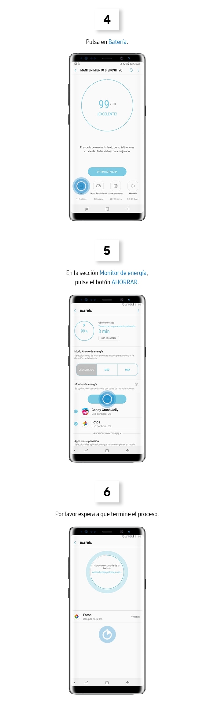¿Cómo usar la función monitor de energia?