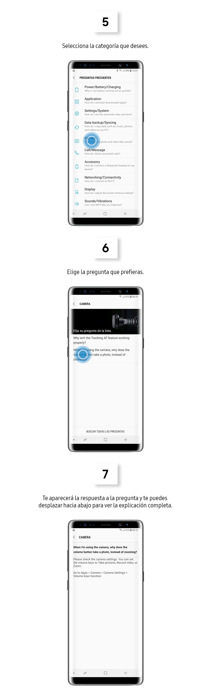 Preguntas frecuentes de samsung member