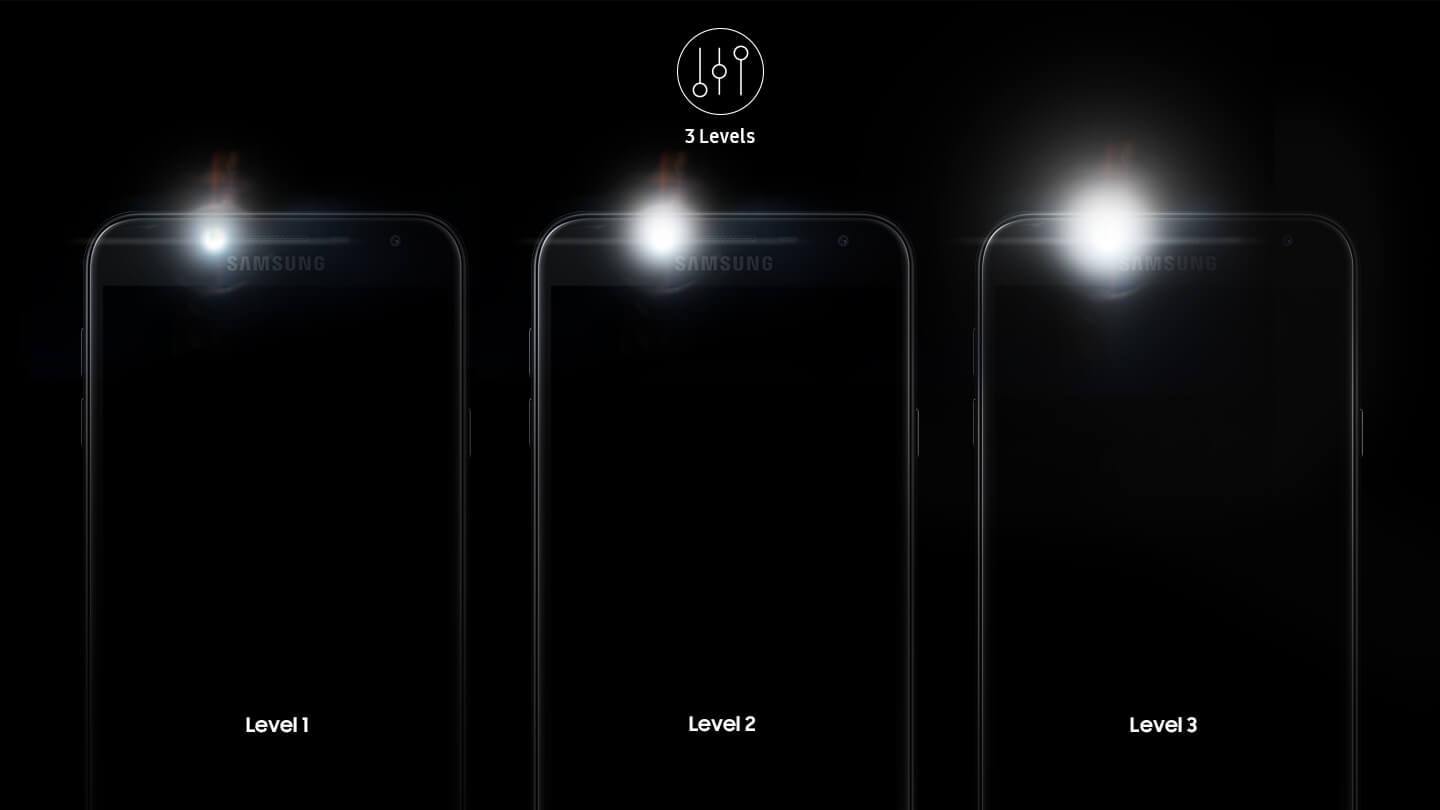 Three levels of brightness Three levels of brightness
