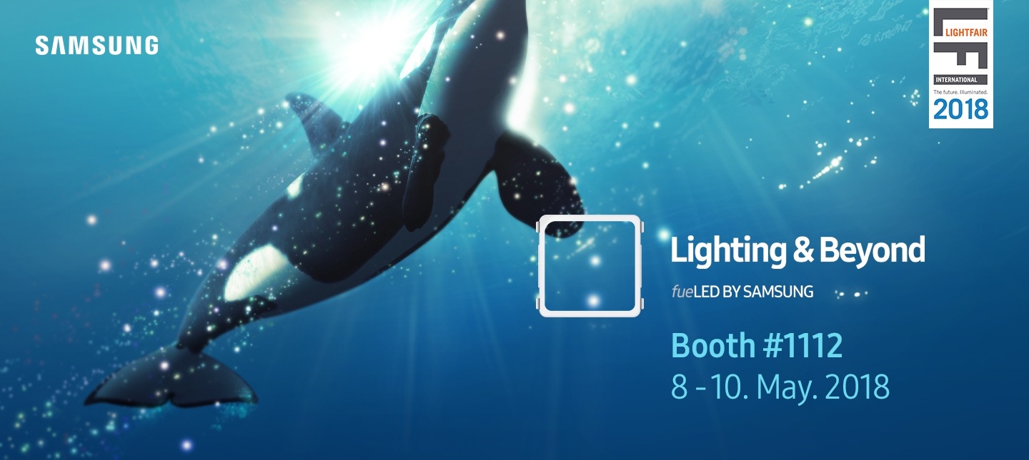 Samsung LED would like to cordially invite you to join us, as our guest, at the Samsung LED booth at LFI 2018